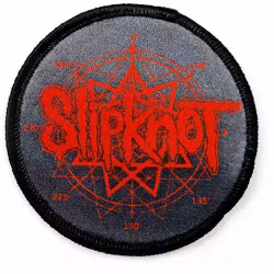 SLIPKNOT: Logo & Nonagram Standard Patch (tygmärke)