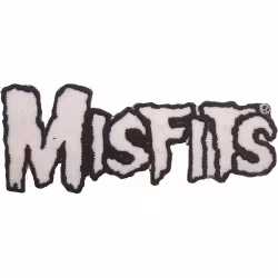 MISFITS: White Logo Standard Patch (tygmärke)