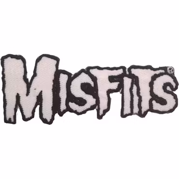 MISFITS: White Logo Standard Patch (tygmärke)