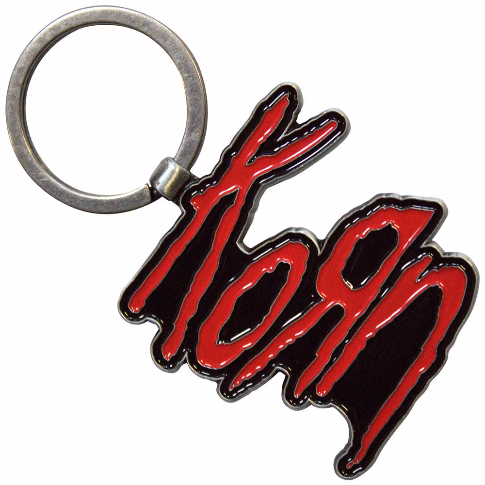 KORN: Red Logo Nyckelring