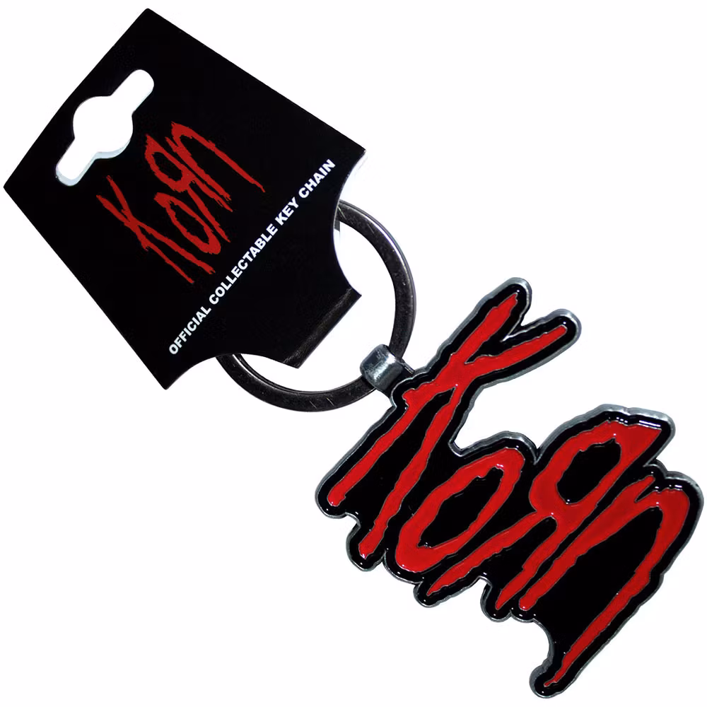 KORN: Red Logo Nyckelring