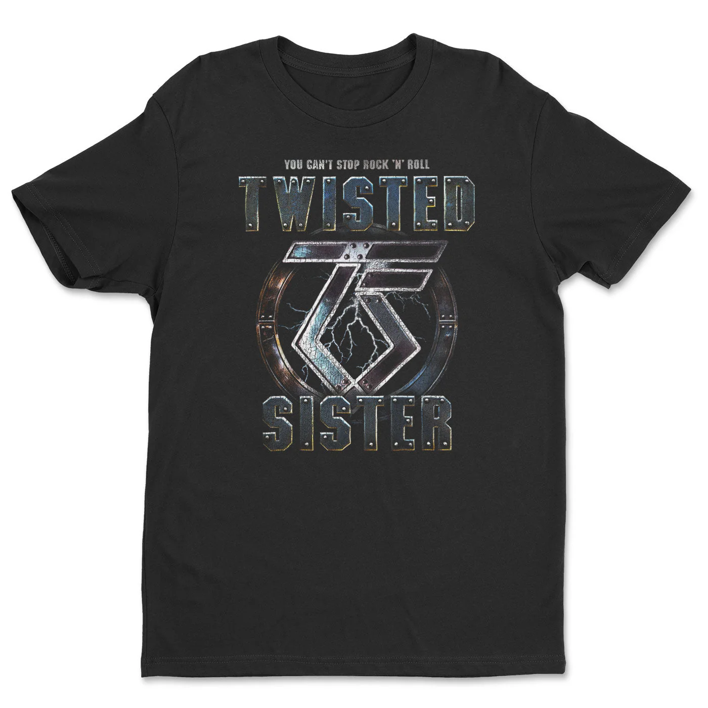 TWISTED SISTER: You Can’t Stop Rock’n’Roll T-Shirt (Black)