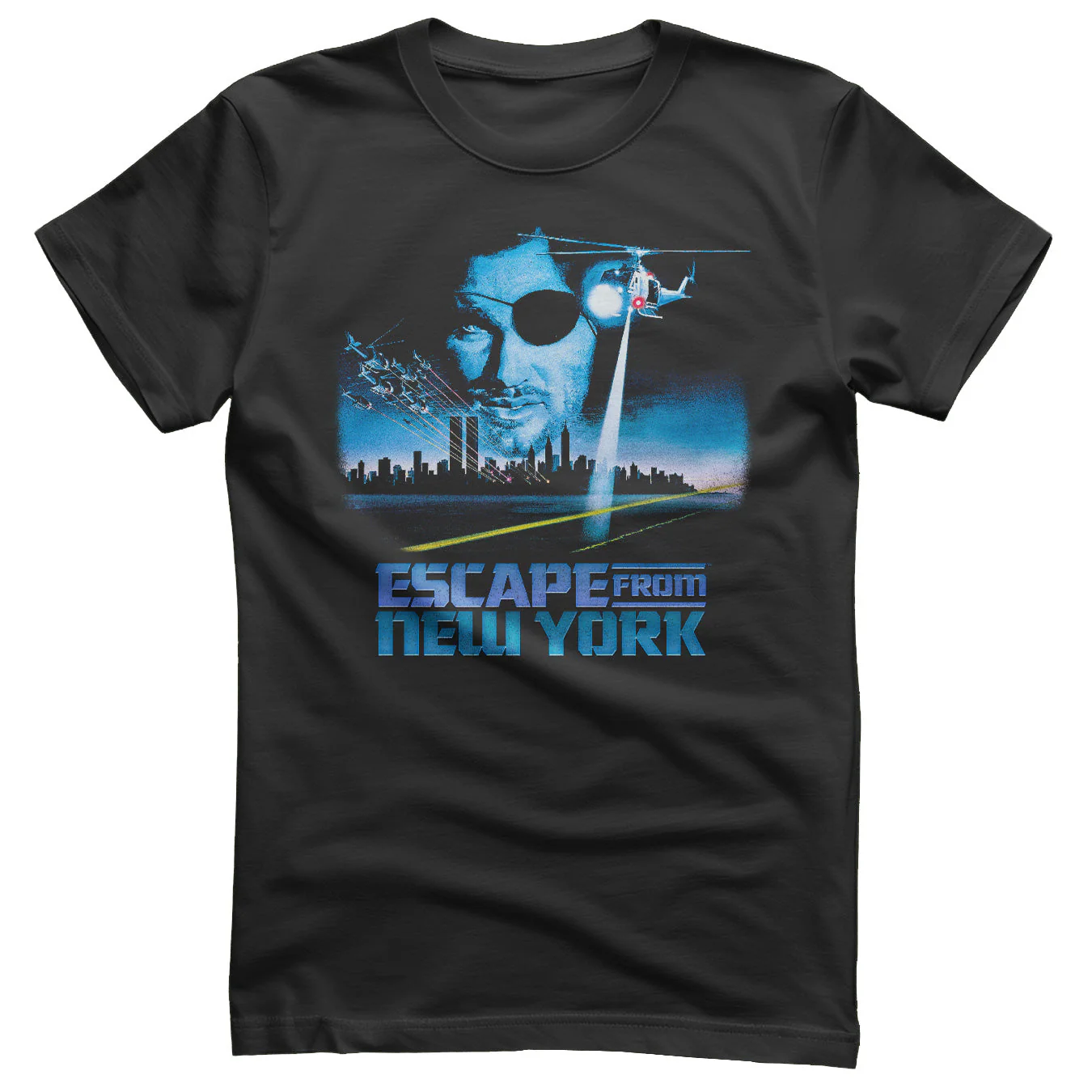 ESCAPE FROM NEW YORK: Vintage Poster T-Shirt (Black)