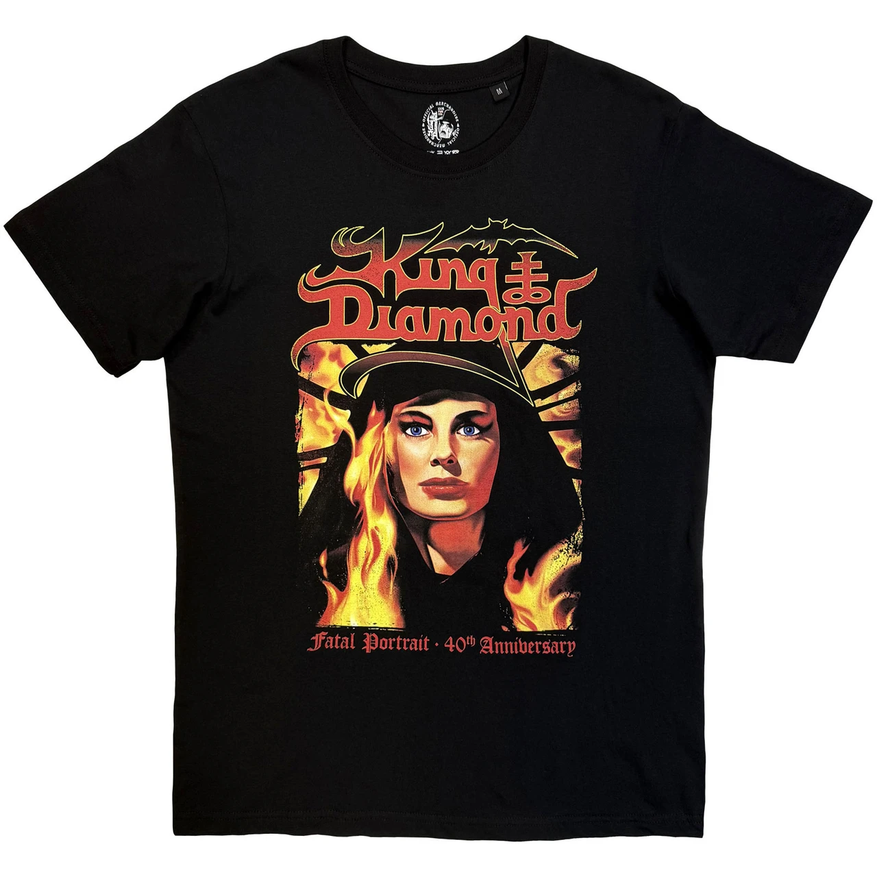 KING DIAMOND: Fatal Portrait (back print) T-shirt (black)