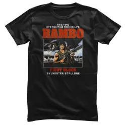 RAMBO: First Blood - Fighting For His Life T-Shirt (Black)