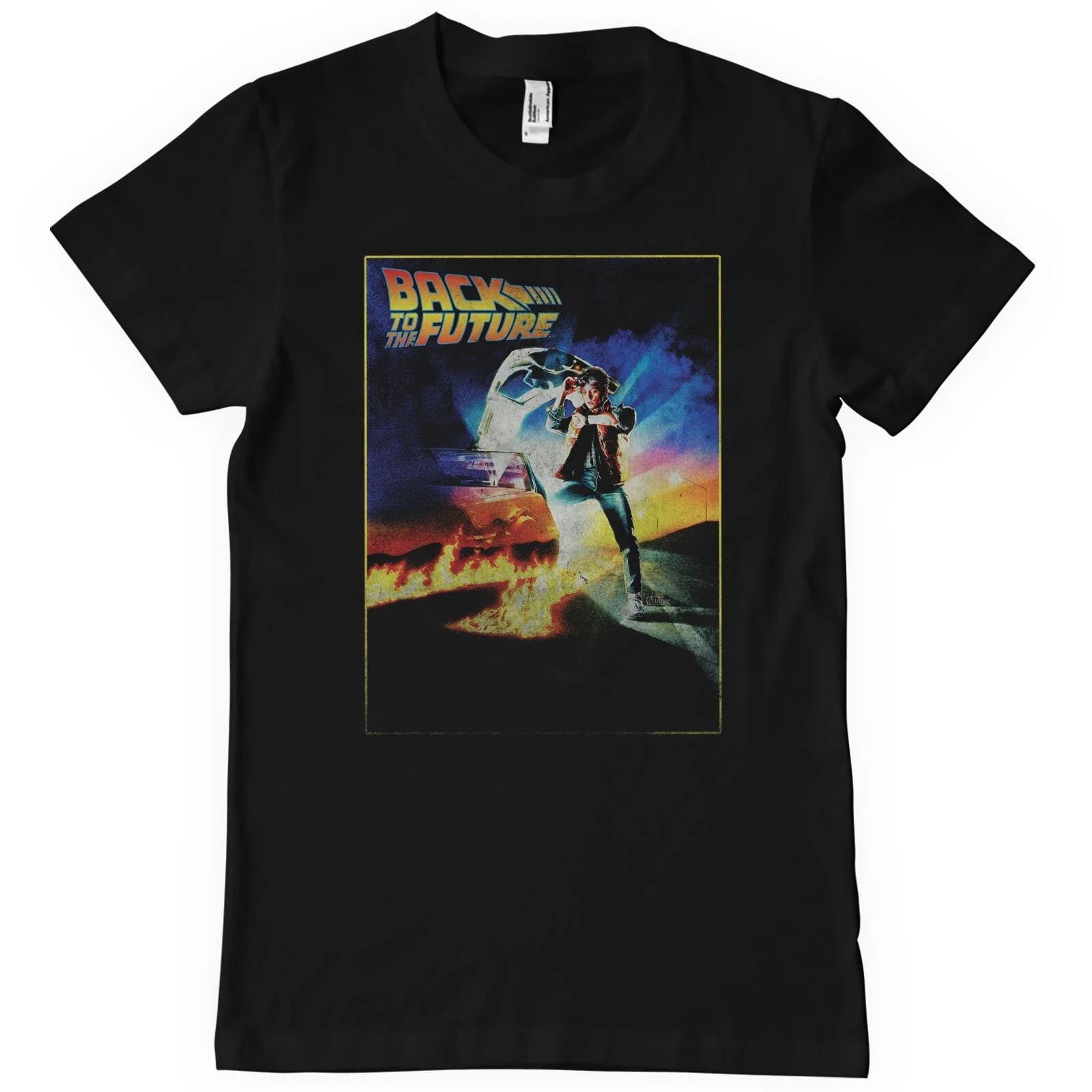 BACK TO THE FUTURE: Vintage Poster T-Shirt (black)
