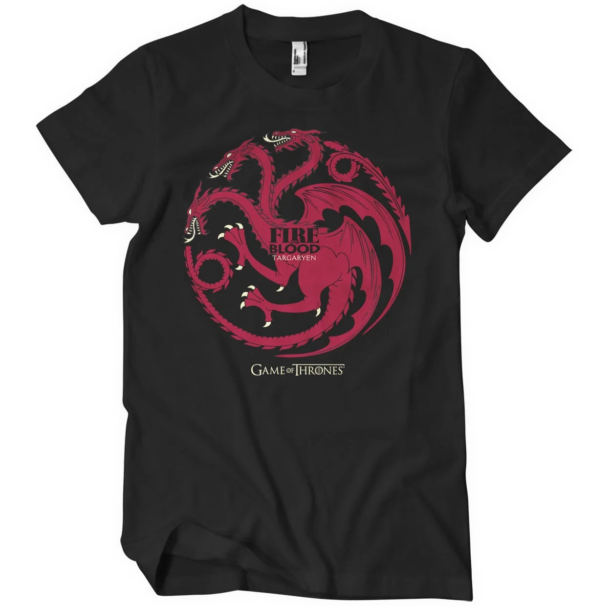 GAME OF THRONES: Targaryen - Fire & Blood T-shirt (black)