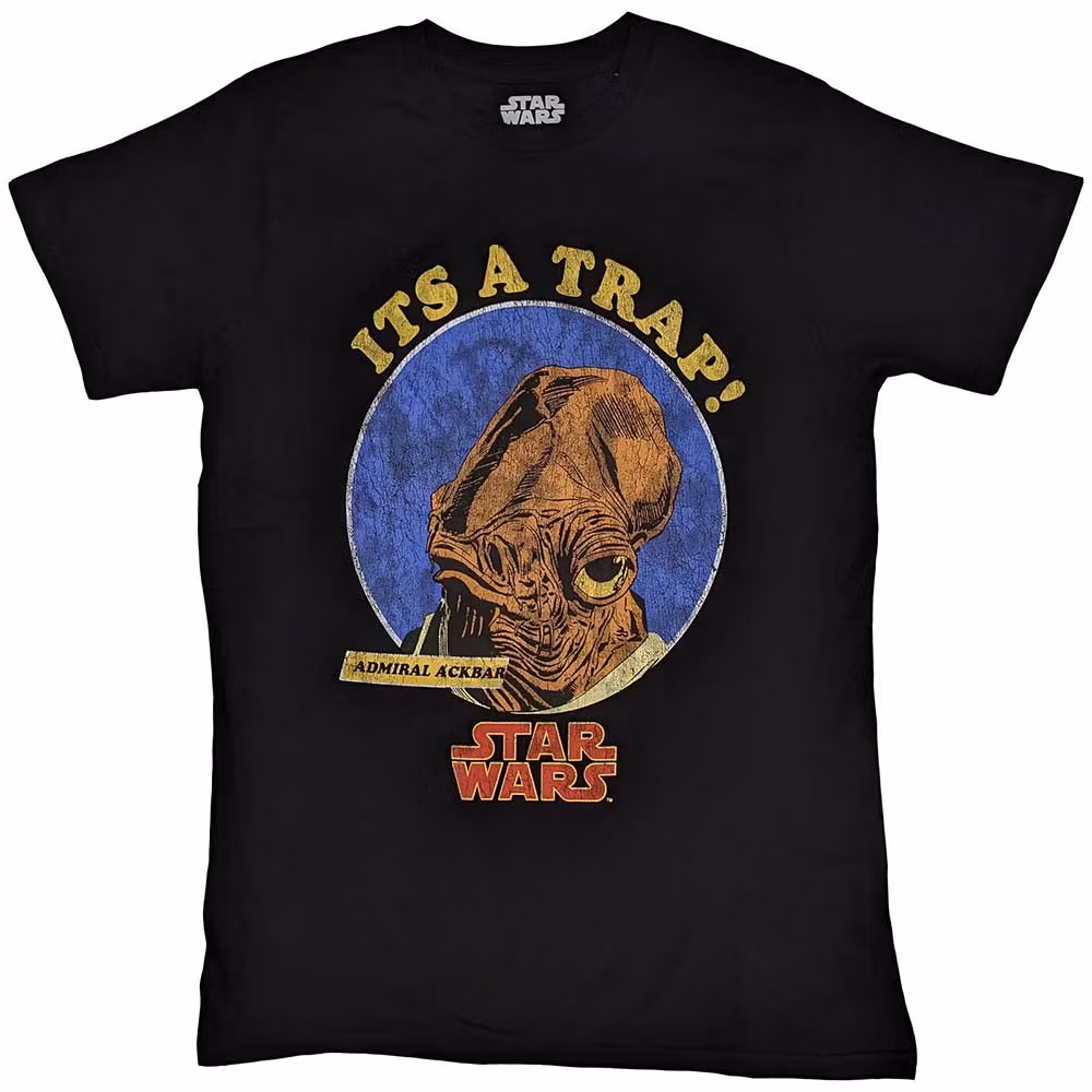 STAR WARS: Ackbar It’s A Trap T-shirt (black)