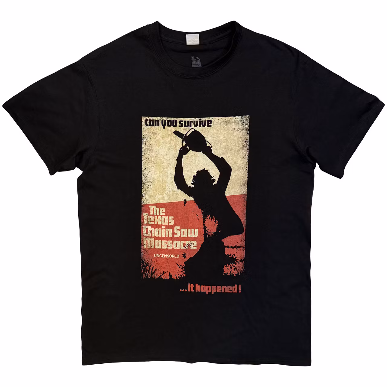 THE TEXAS CHAINSAW MASSACRE: Who Will Survive T-shirt (black)