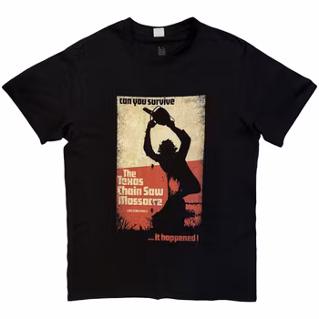 THE TEXAS CHAINSAW MASSACRE: Who Will Survive T-shirt (black)