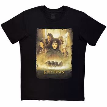 LORD OF THE RINGS: The Fellowship Of The Ring Homage T-shirt (black)