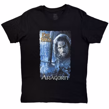LORD OF THE RINGS: Aragon Sword Montage T-shirt (black)