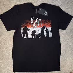 KORN: Untouchables (Back print) T-Shirt (Black)
