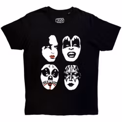 KISS: Stacked Faces T-shirt (black)