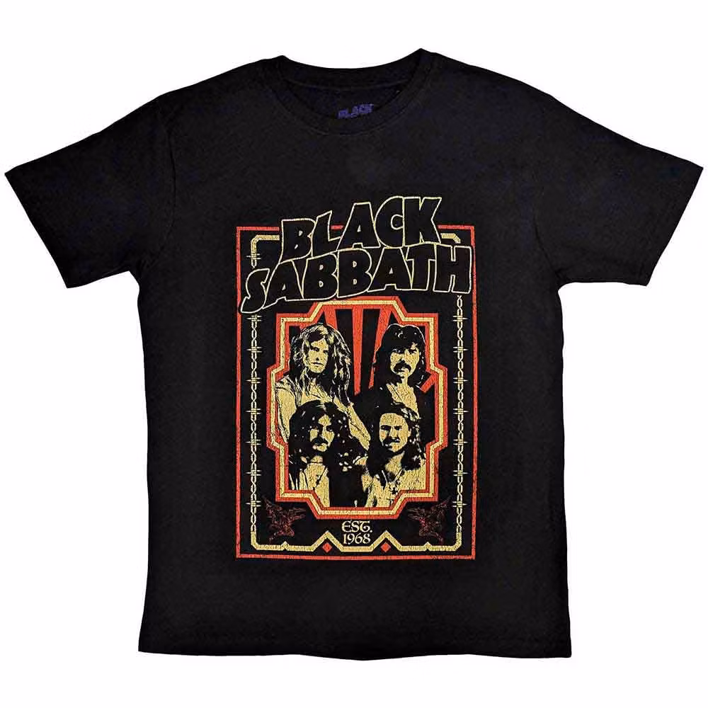 BLACK SABBATH: Est. 1968 T-shirt (black)