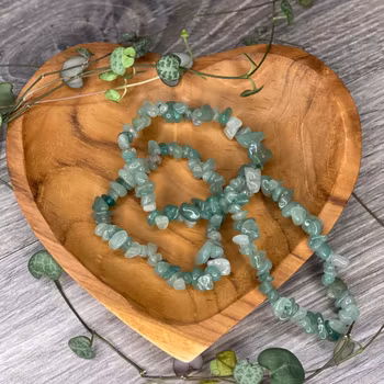 Grön Aventurin Chipsarmband