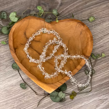 Bergskristall Chipsarmband