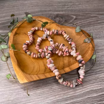 Rhodonit Chipsarmband