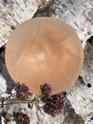 Orange Selenit Skål