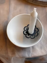 Ljusstake Vit Liatorp