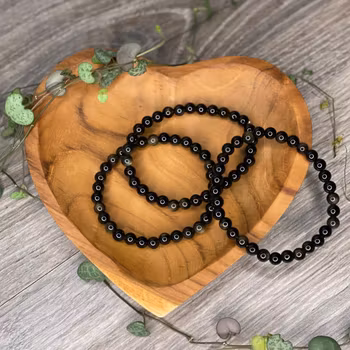 Silver Shen Obsidian, 6 mm