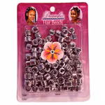 🌸 Dreamfix Hair Beads – Metalliska clips, 100 st
