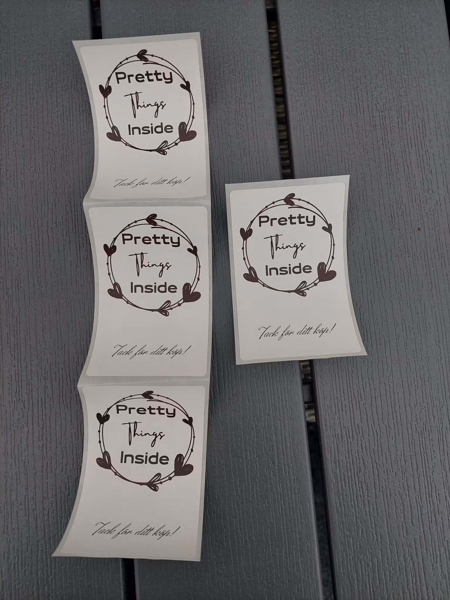 Etikett Pretty things inside