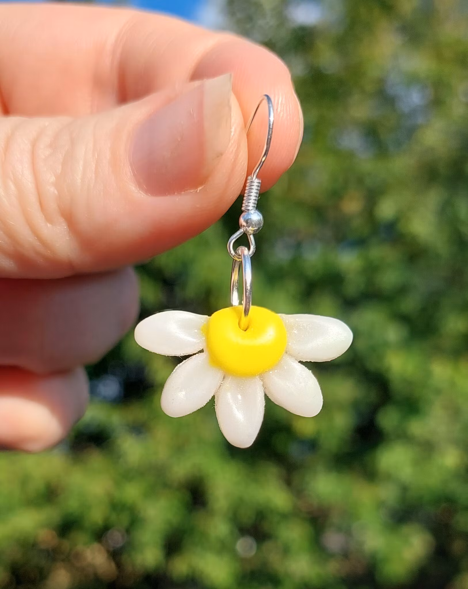 Örhänge Daisy hängande