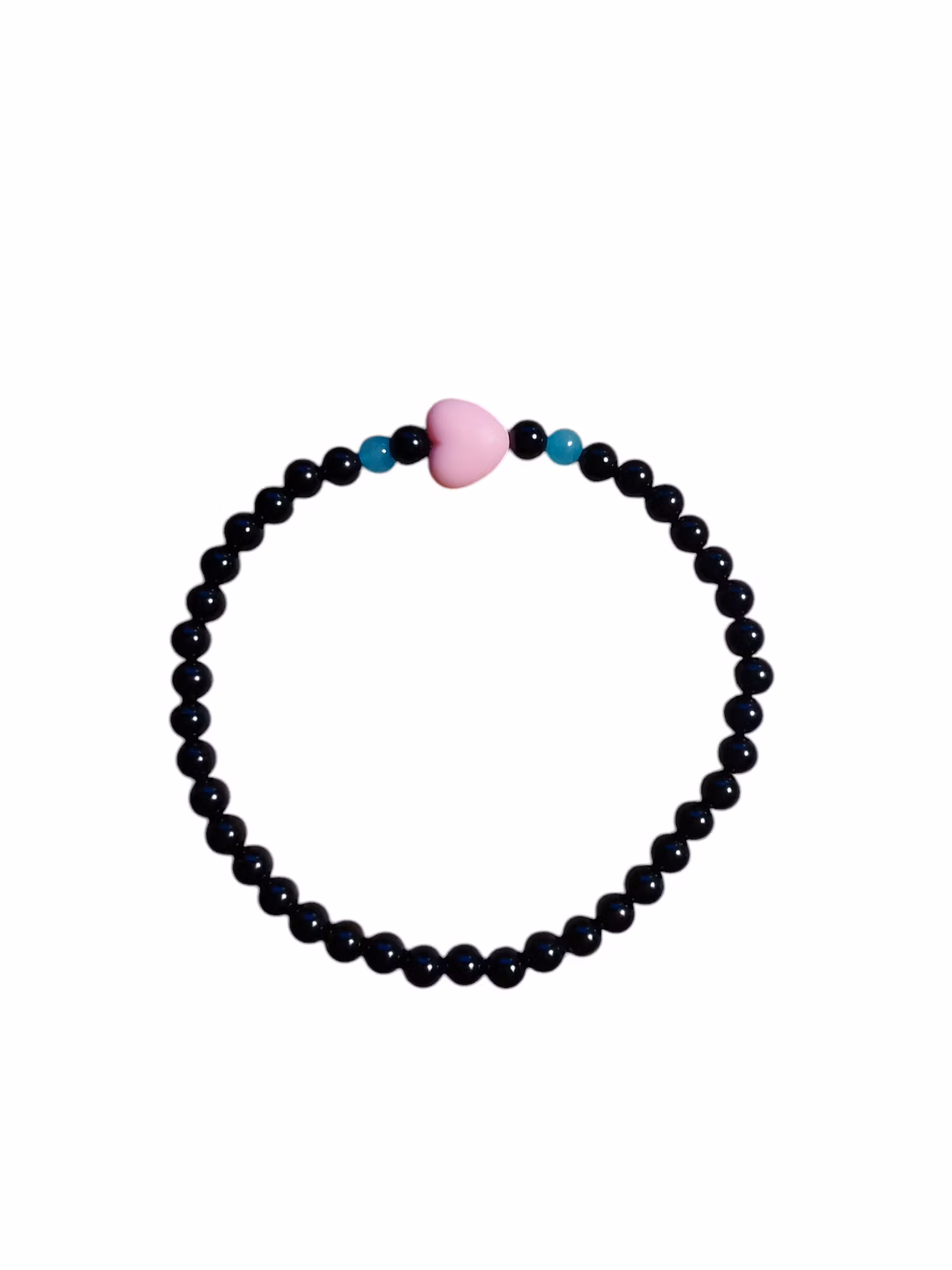 Armband hjärta svart