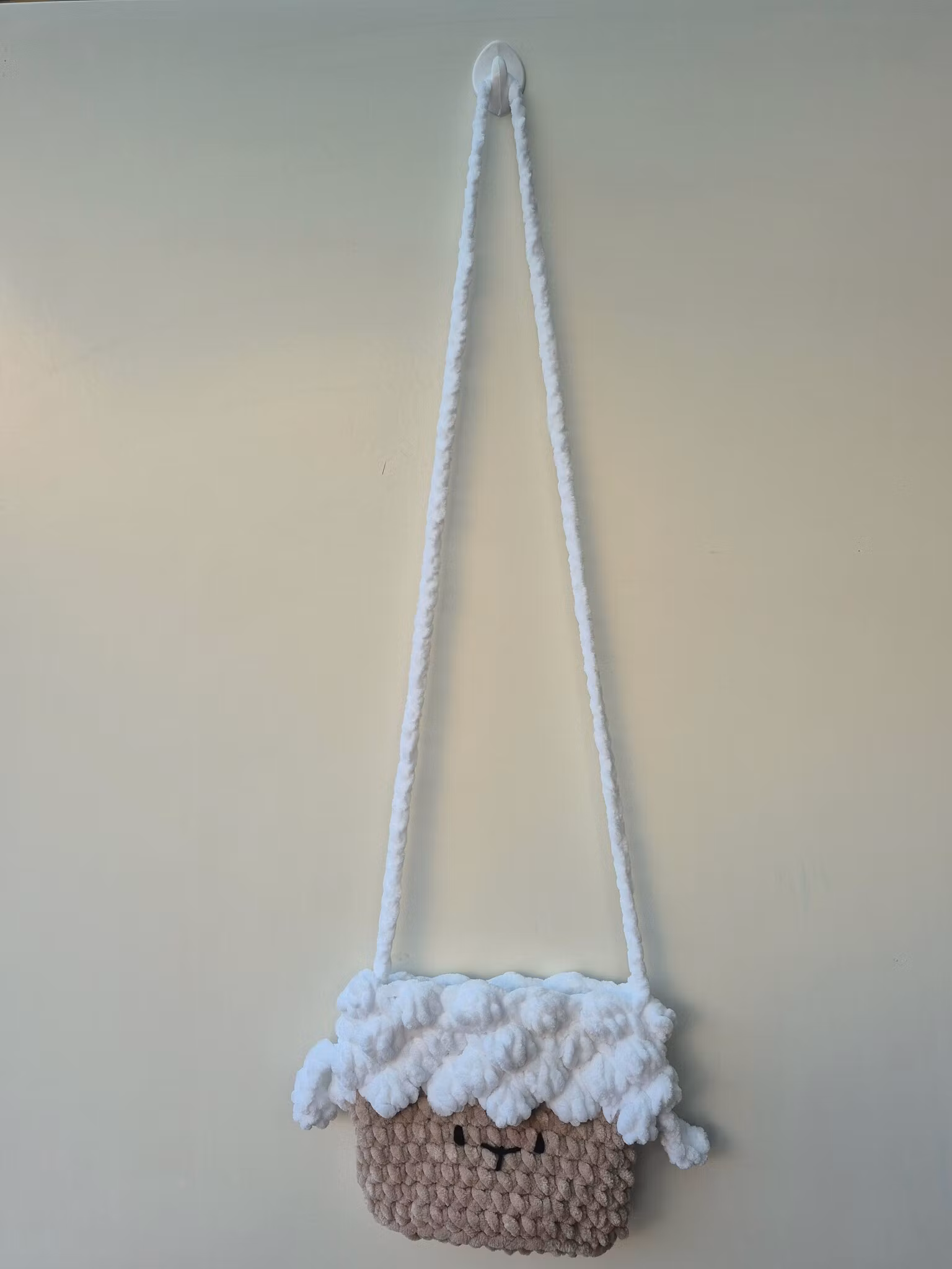 Handväska för barn Vit/ Beige Får