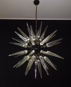 Unik Murano takkrona Sputnik- glas