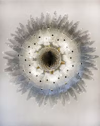 Palmette taklampa- Murano Ljuskrona