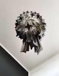 Murano spiral krona – 54st prismor