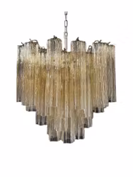 Murano ljuskrona 36 - Bärnsten