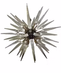 Unik Murano takkrona Sputnik- glas