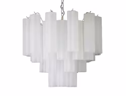 Murano ljuskrona 36 - Vit