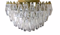 Murano Poliedri klarglas 84