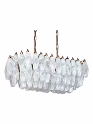Elegant Murano Poliedri ljuskrona 84