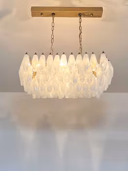Elegant Murano Poliedri ljuskrona 84