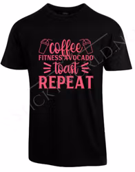 Coffee Fitness Avocado Toast Repeat