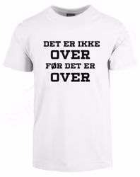 Det Er Ikke Over Før Det Er Over