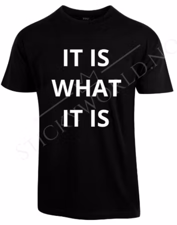 It Is What It Is