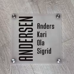 Dørskilt ''Kari''