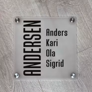 Dørskilt ''Kari''