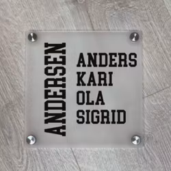 Dørskilt ''Anders''