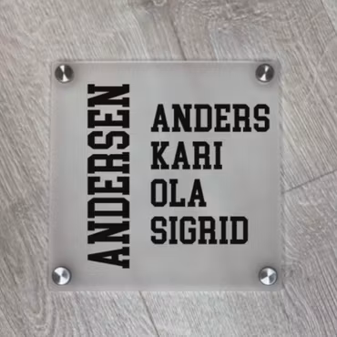 Dørskilt ''Anders''
