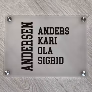 Dørskilt ''Anders''