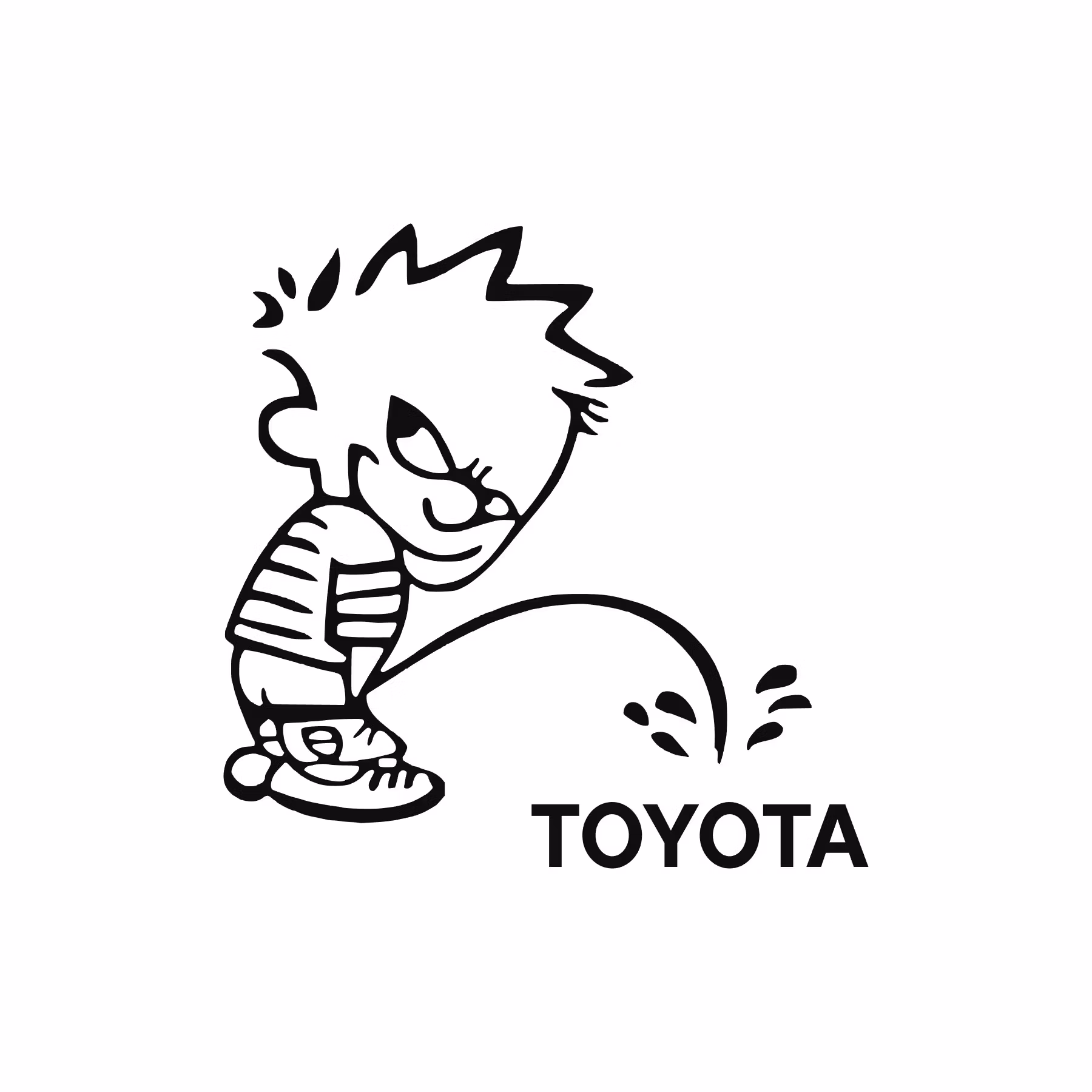 Pee On Toyota