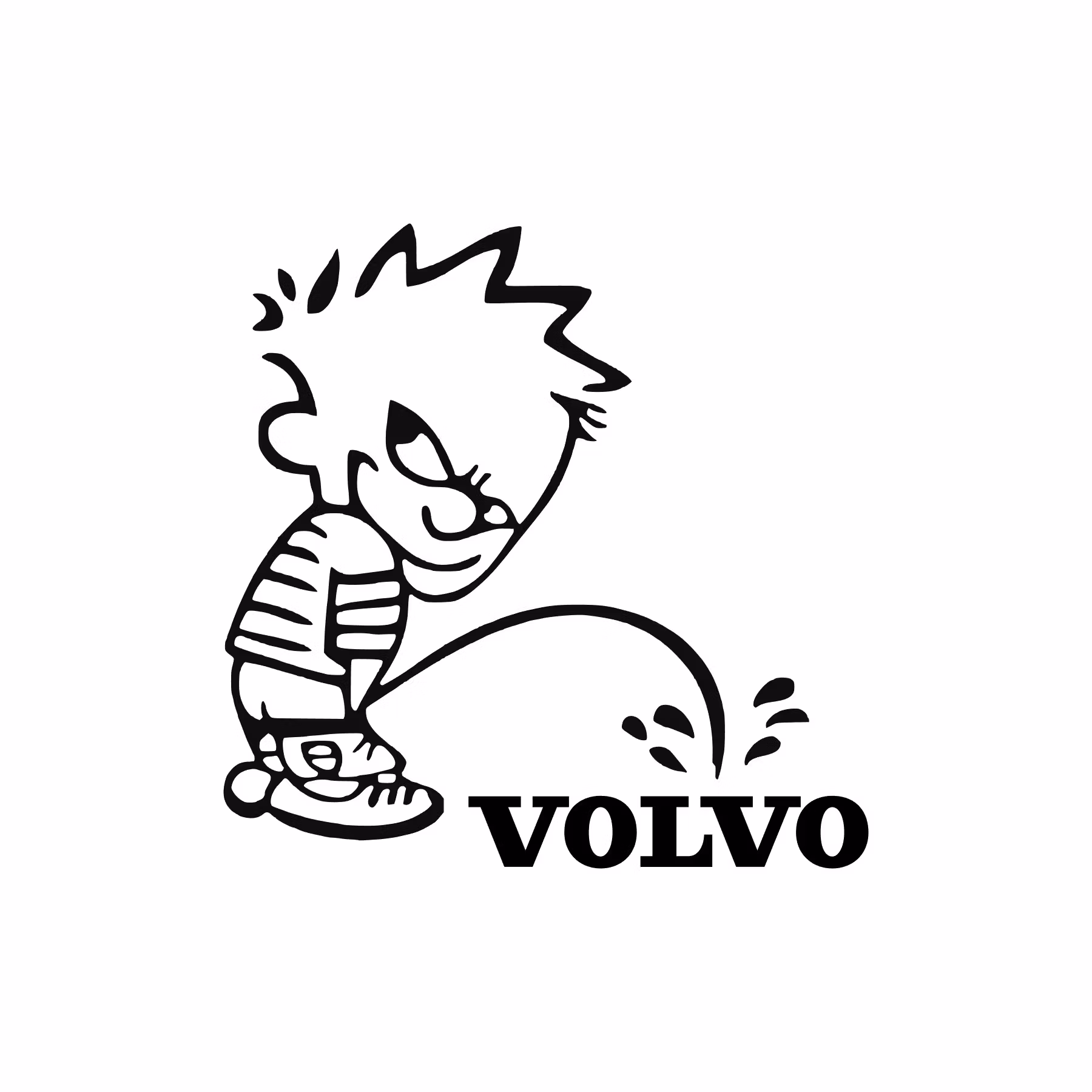 Pee On Volvo