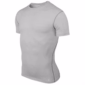 Under Gi Kompressions T-Shirt Vit